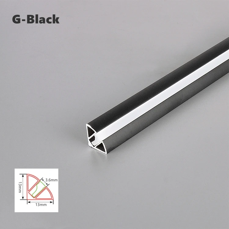 LED Aluminum Profile Cabinet Lamp DC12V Closet Wardrobe Hard Bar Strip Light Channel Silicone Cover Layer Shelf Lighting