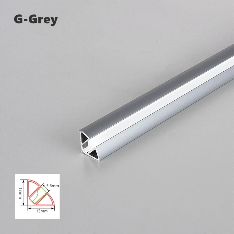 LED Aluminum Profile Cabinet Lamp DC12V Closet Wardrobe Hard Bar Strip Light Channel Silicone Cover Layer Shelf Lighting