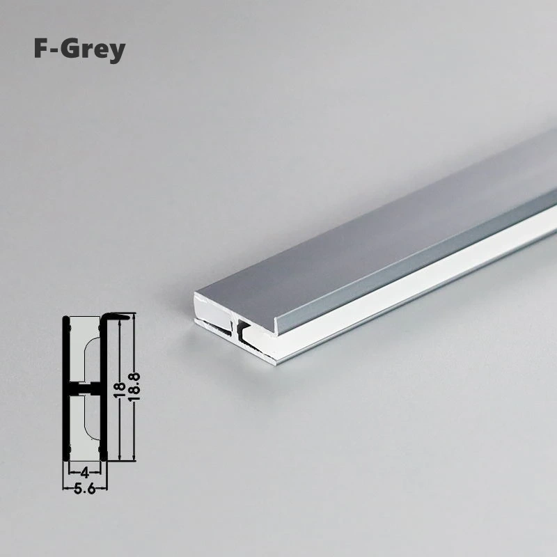 LED Aluminum Profile Cabinet Lamp DC12V Closet Wardrobe Hard Bar Strip Light Channel Silicone Cover Layer Shelf Lighting