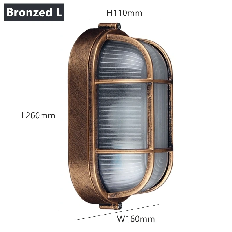 Vintage exterior wall light for hotel and restaurant projects