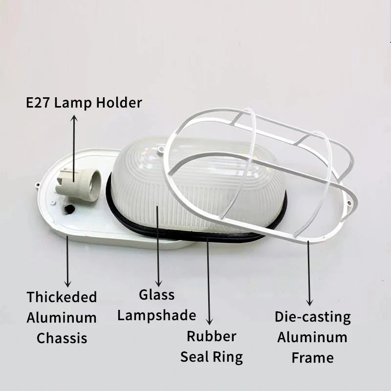 Bronze E27 wall lamp for courtyard lighting