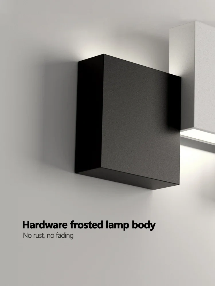 Wall light outdoor light bedside light simple light bedroom walkway light luminous small wall light ultra-thin Modern lights