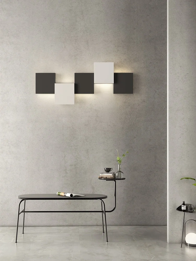 Wall light outdoor light bedside light simple light bedroom walkway light luminous small wall light ultra-thin Modern lights