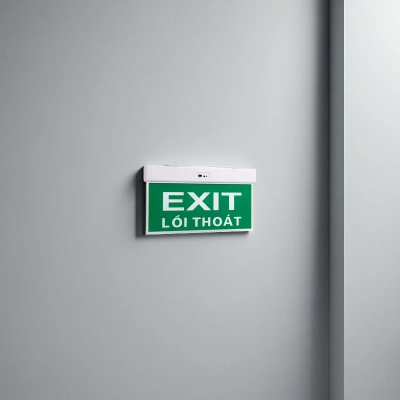 Plastic Signs Safety Exit Direction Indicator Lights Fire Escape Emergency Indicator Lights, Economic Lighting Ac85-265v