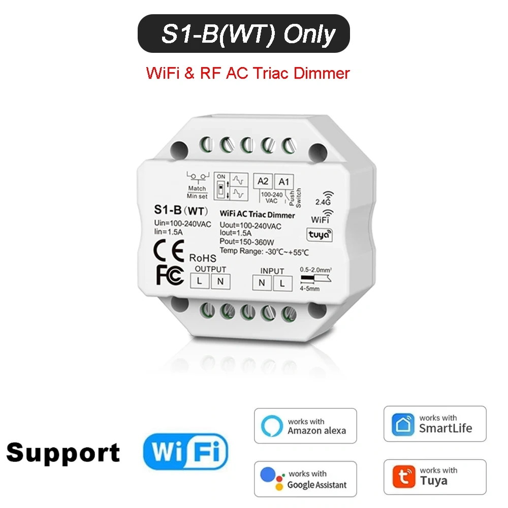 40W 75W Triac Dimming Constant Voltage LED Driver 12V 24V Dimmable Power Supply PWM Digital Dimming For Indoor LED Lighting