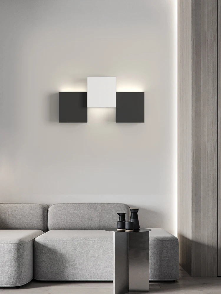 Wall light outdoor light bedside light simple light bedroom walkway light luminous small wall light ultra-thin Modern lights