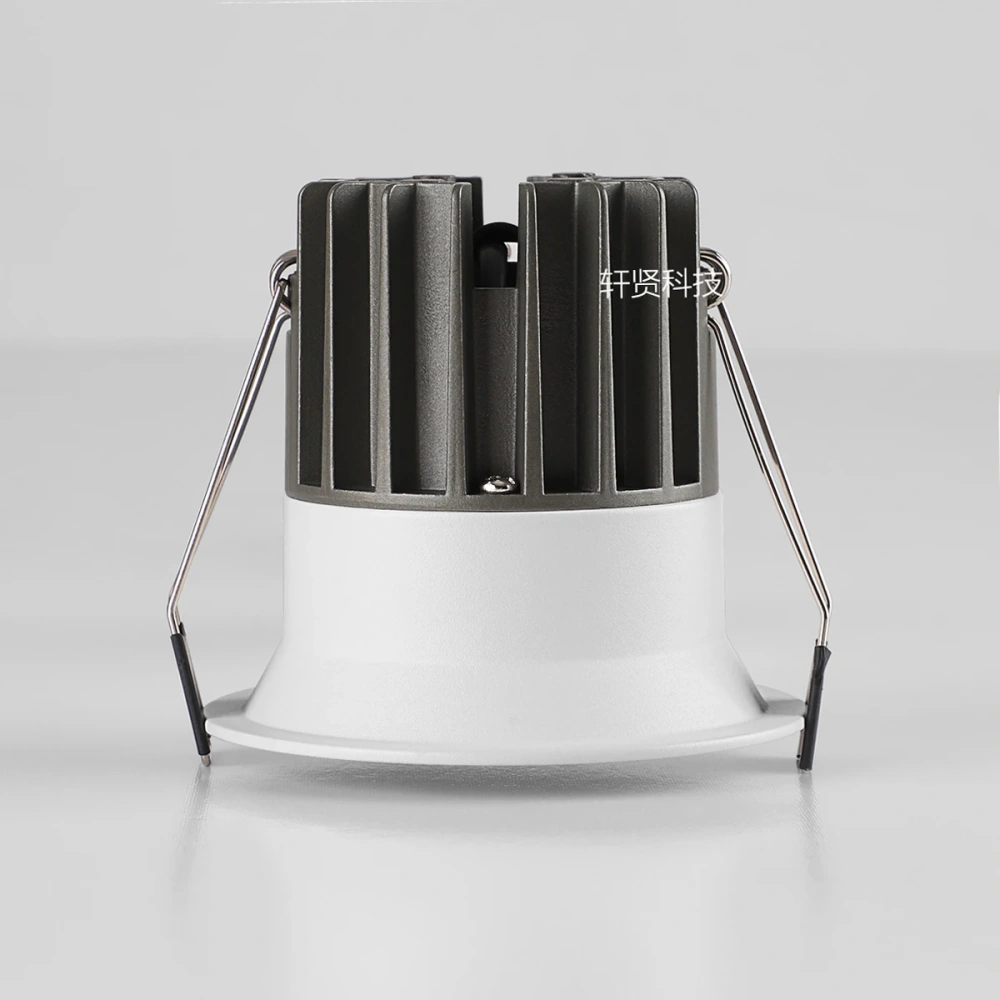 Tuya Zigbee/ DALI/ Matter/ 5 CCT Switchable Recessed LED Smart Ceiling Light  Dimmable AC110V/ 220V Black White Spot Downlight