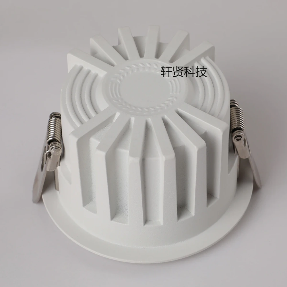 Recessed LED Ceiling Light 5 CCT Switchable Tuya Zigbee DALI Matter Smart White Black Living Room Bedroom Kitchen Downlight