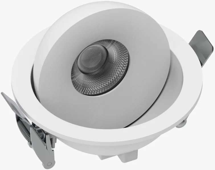 Tuya Zigbee Dali2 Smart 360 ° Angle Adjustable Dimmable Recessed LED Ceiling Lights Embedded COB CircularSpot Downlight 7W 12W