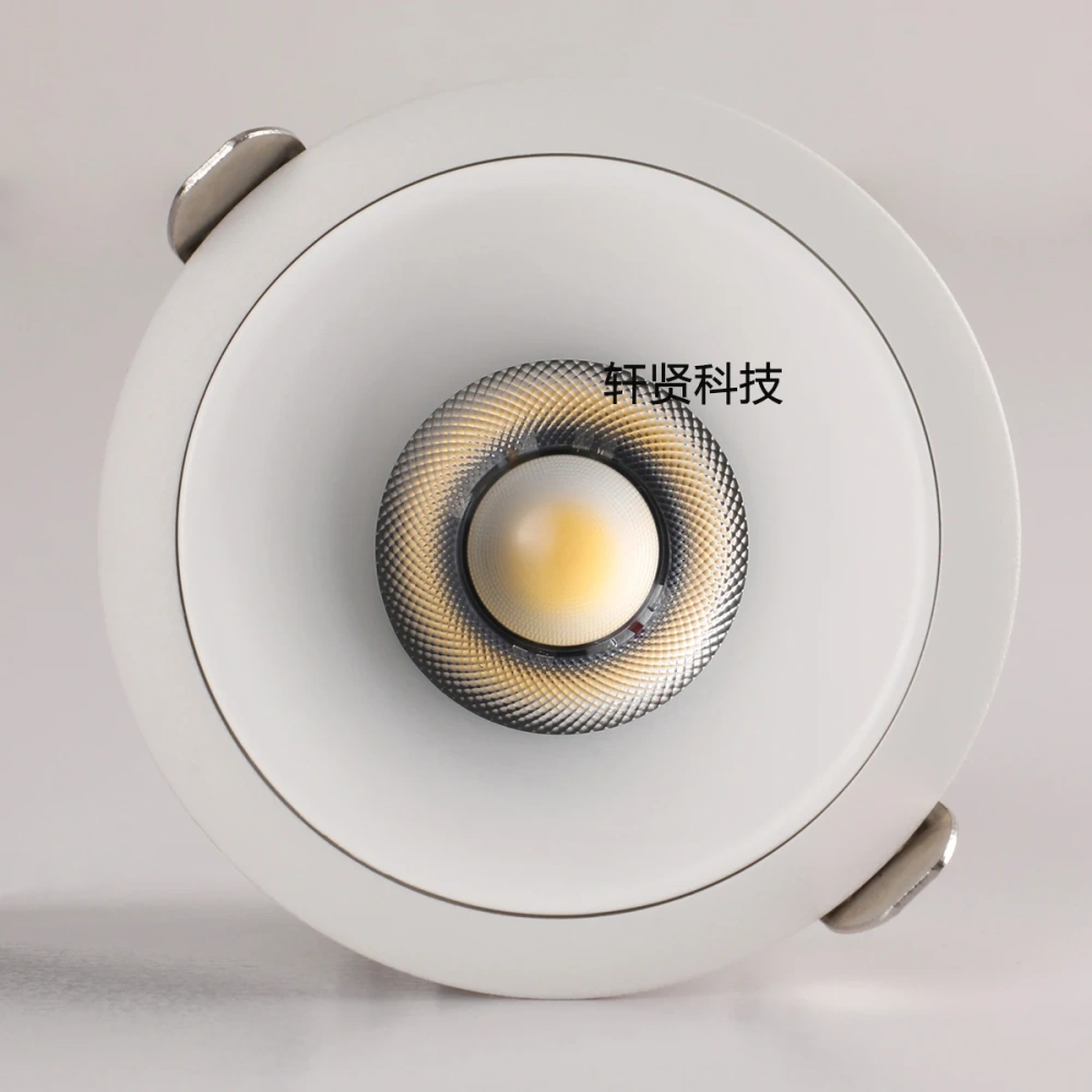 Recessed LED Ceiling Light 5 CCT Switchable Tuya Zigbee DALI Matter Smart White Black Living Room Bedroom Kitchen Downlight