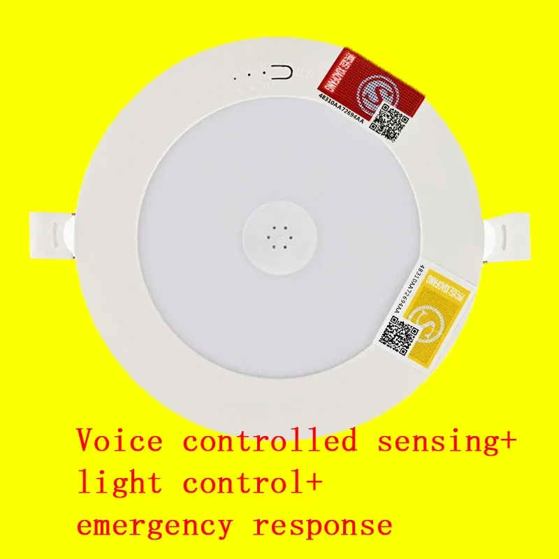 Emergency Tube Light LED Embedded Fire Emergency Light Human Induction Evacuation Power Outage Lighting Integrated Tube Light