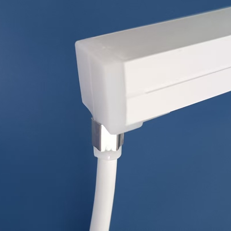 LED silicone co-extrusion integrated neon lamp with hydraulic molded plug IP67 waterproof flexible line lamp