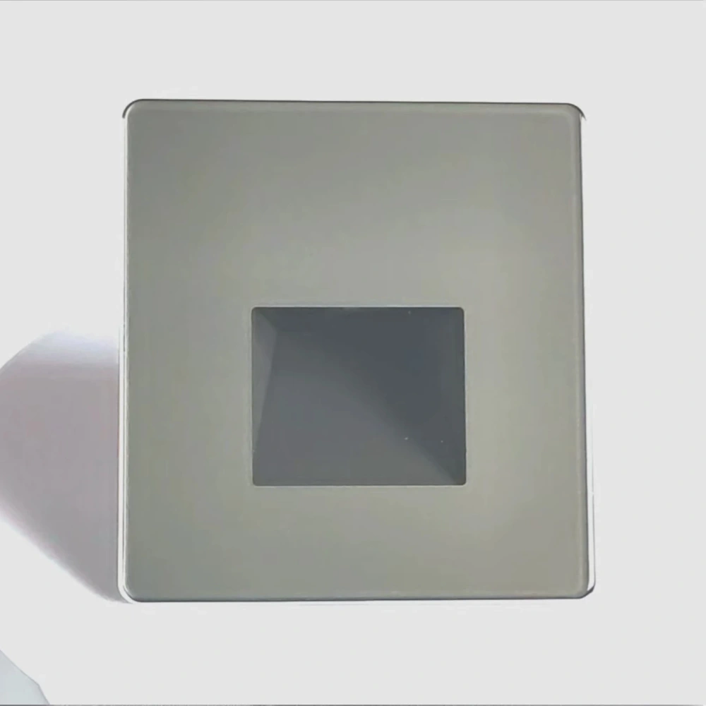 Embedded Stair LED Light Smart Glass Nightlights PIR Motion Sensor Bedroom Indoor Wall Sconce Balcony Step Corridor Radar Sensor