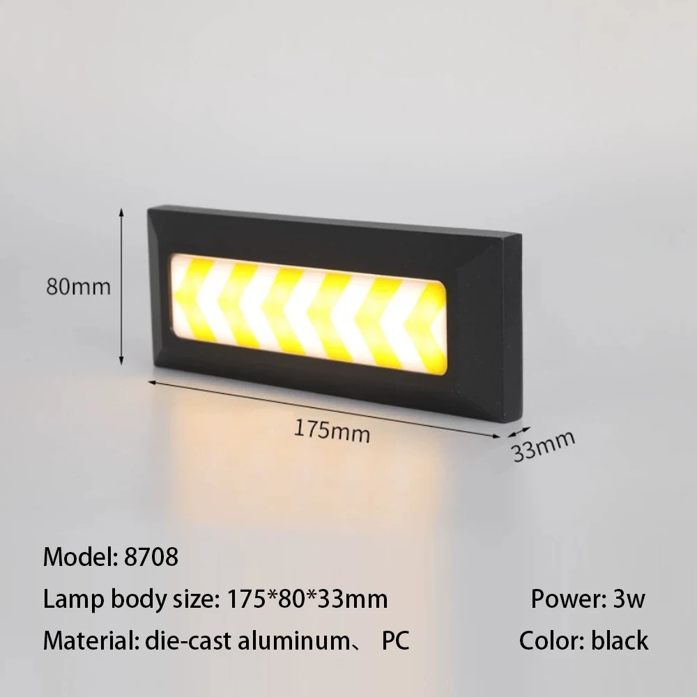 Outdoor LED Wall Lamps Surface Mount Porch Light Round Square Balcony Terrace Deck Lighting Street Yard Fence Gate Sconces IP65