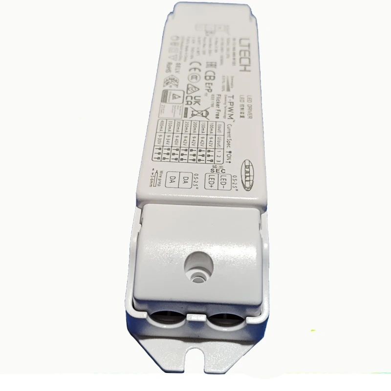 LTECH 10W 12W 100-700mA CC DALI DT6 LED Dimming Driver;100-240V Dali-2 Constant Current Power Transformer Work with Dali Dimmer