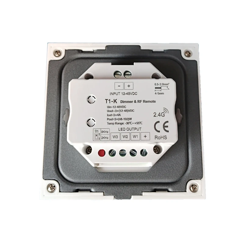 LED Single Strip Dimmer DC 12V-24V 5050 2835 Strip Lights Wall Panel Dimmer Rotary Knob Control String Dimmer