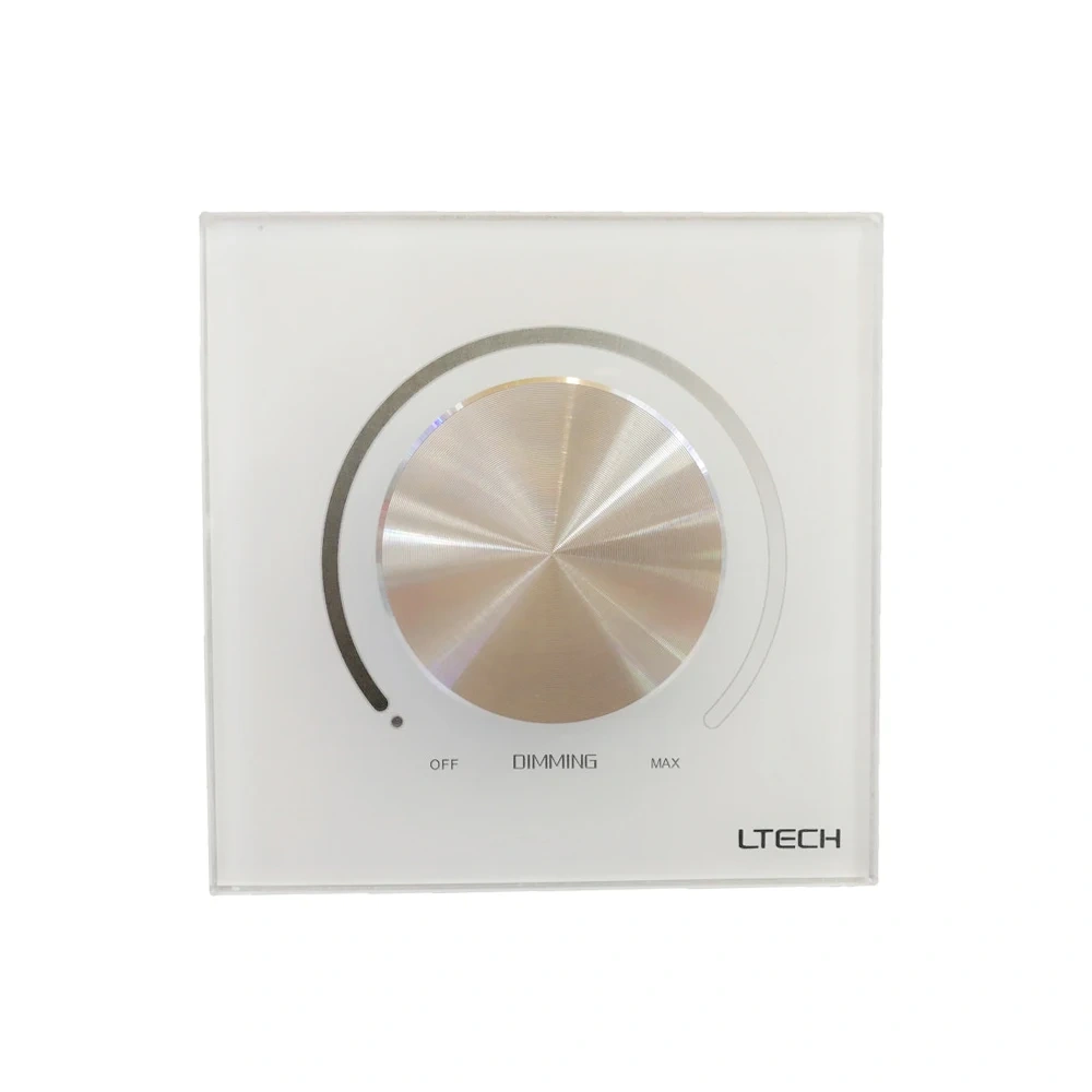 LTECH LED Wall Mount Knob E610 1-10V Knob Panel Dimmer Work With 1-10V Dimmer For LED Light Incandescent Lamp Use