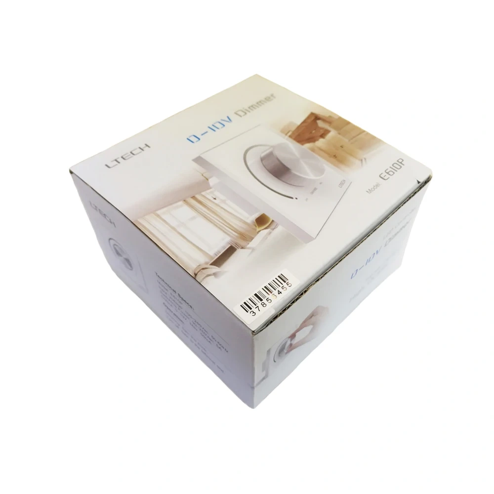 LTECH LED Wall Mount Knob E610 1-10V Knob Panel Dimmer Work With 1-10V Dimmer For LED Light Incandescent Lamp Use