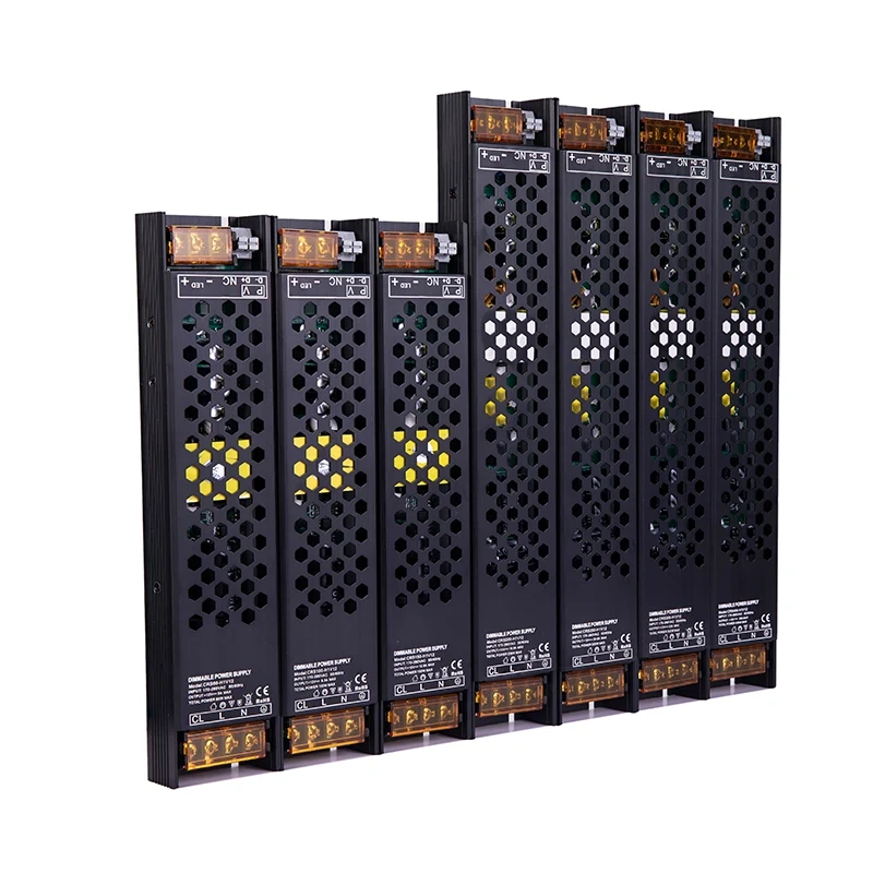 Led Triac & 0-10V Dimming Driver 2 In 1 170V-260V 60W 100W 200W 300W 400W CV Constant Voltage Dimmable Lighting Power Supply