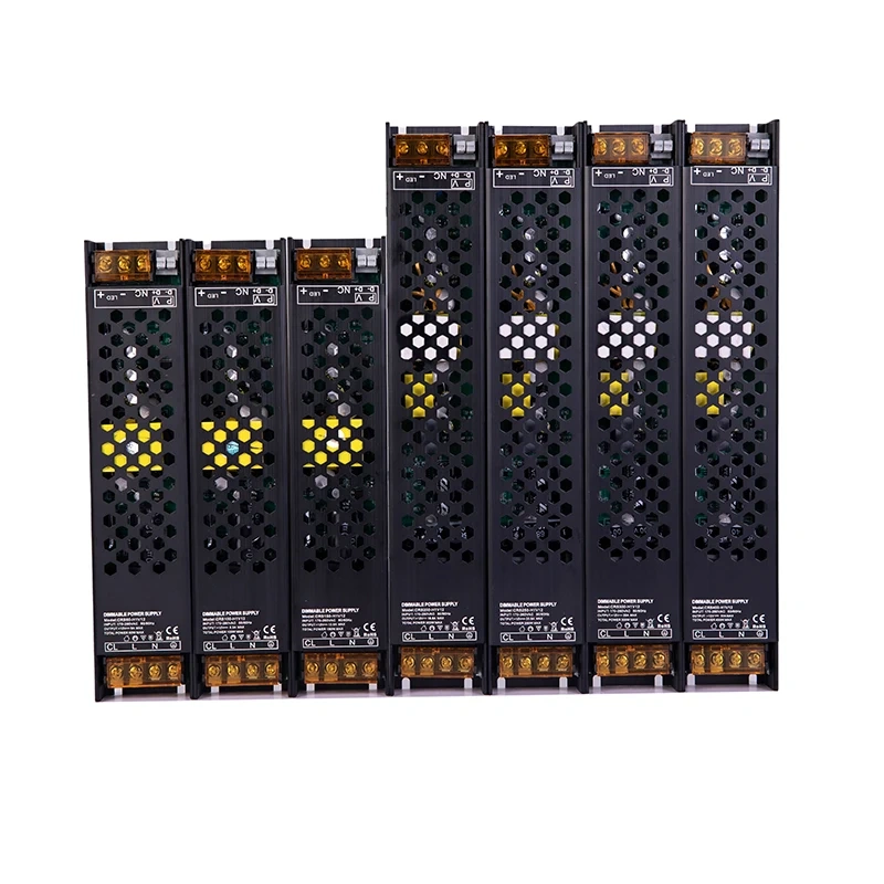 Led Triac & 0-10V Dimming Driver 2 In 1 170V-260V 60W 100W 200W 300W 400W CV Constant Voltage Dimmable Lighting Power Supply
