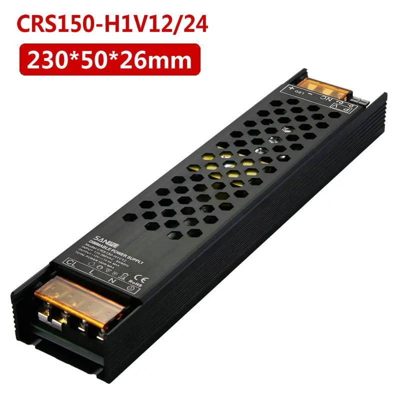 Led Triac & 0-10V Dimming Driver 2 In 1 170V-260V 60W 100W 200W 300W 400W CV Constant Voltage Dimmable Lighting Power Supply