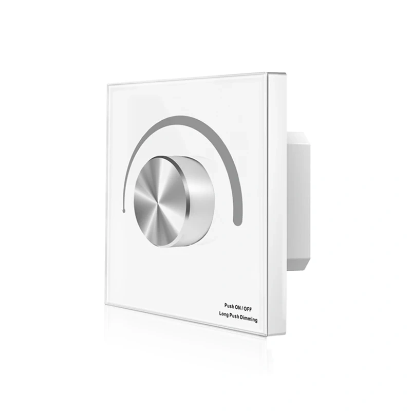 LED Single Strip Dimmer DC 12V-24V 5050 2835 Strip Lights Wall Panel Dimmer Rotary Knob Control String Dimmer