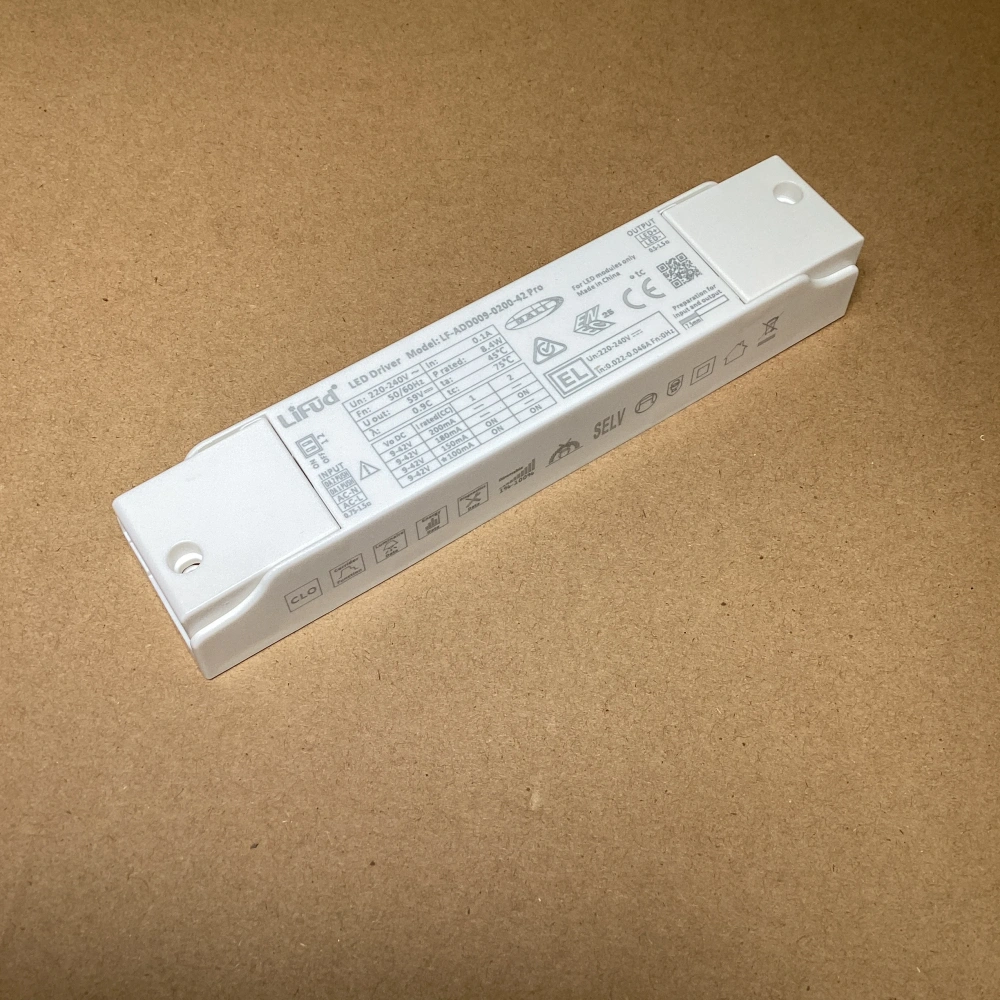 Lifud DALI Dimmable Slim LED Power Supply Push Driver for Mini Trimless LED Ceiling Light 150mA 180mA 200mA LF-ADD009-0200-42