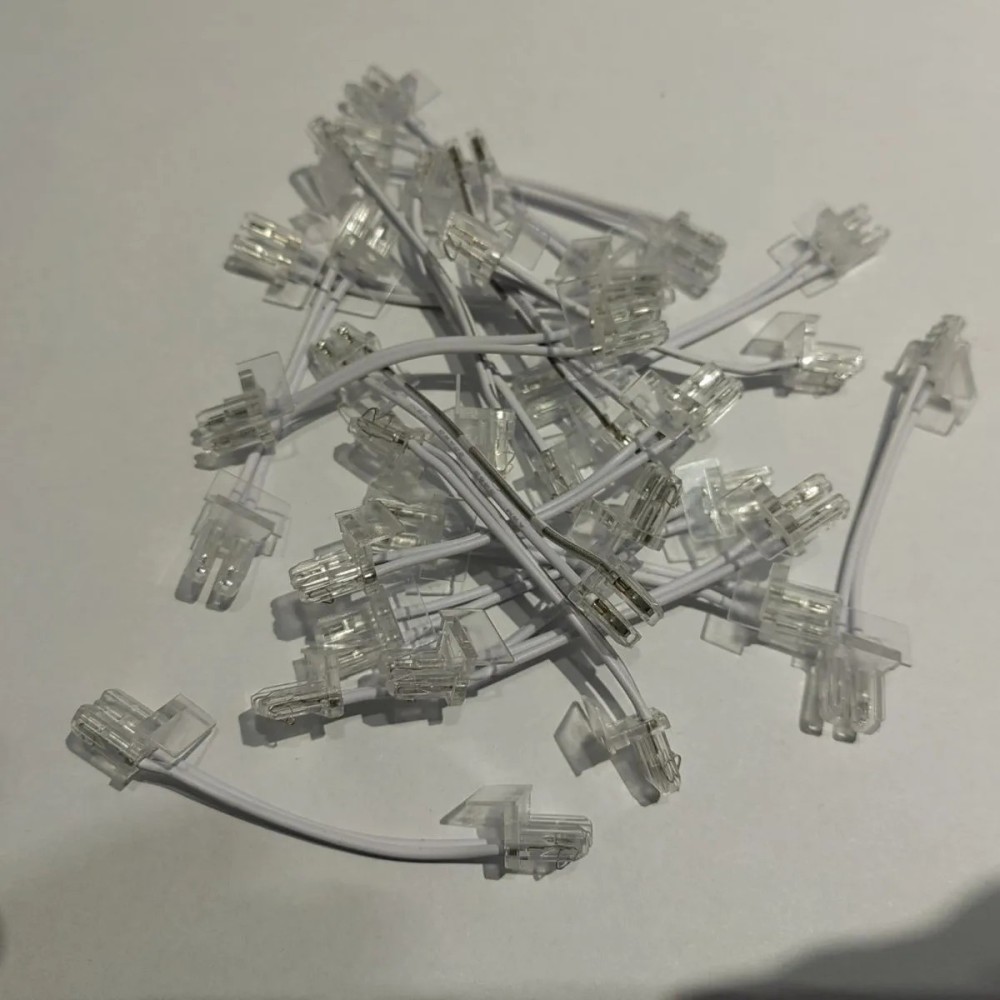 1010 Welding-Free Cabinet Strip Light Crystal Welding-Free Intermediate Connector Dupont Quick Plug