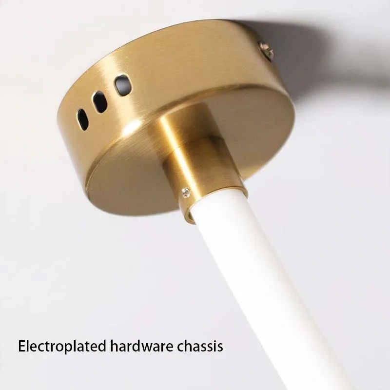 Nordic LED pendant light hose silicone lamp minimalist 360 degree lighting living room dining room line lamp indoor lighting