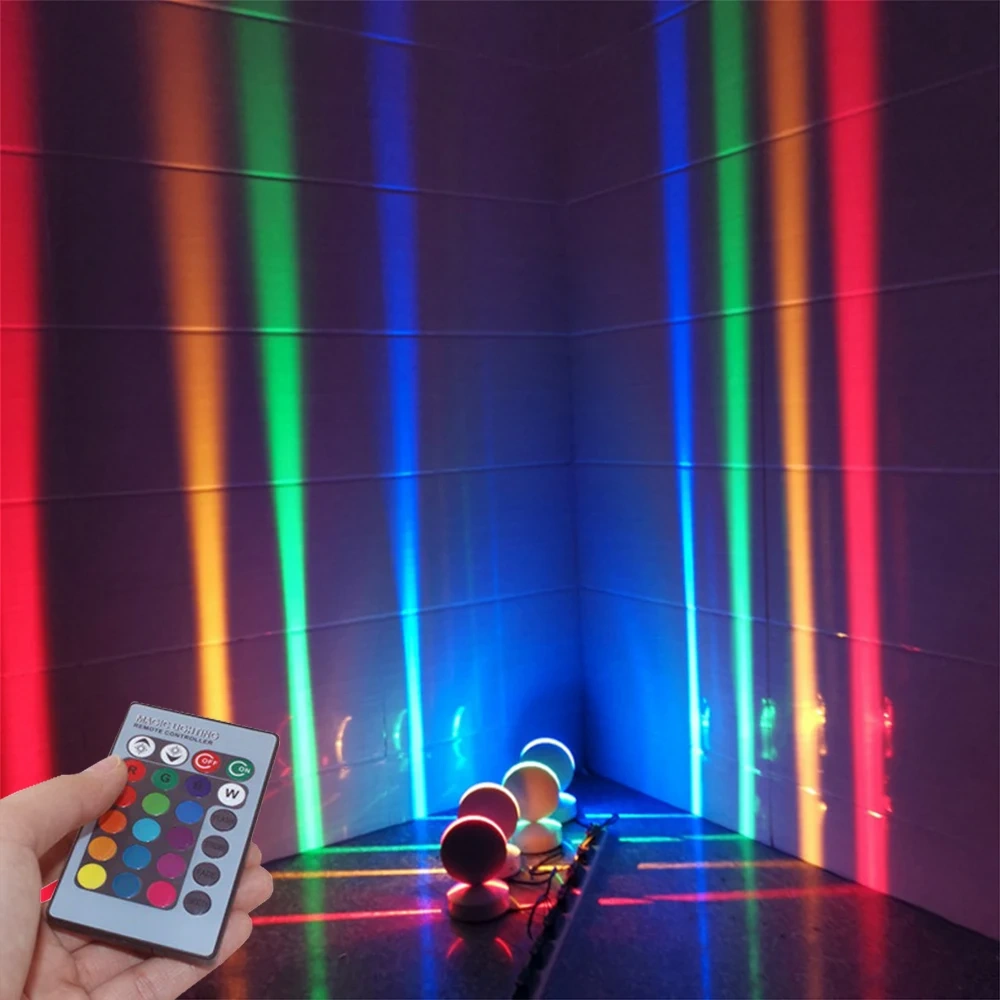 360° decorative LED wall light for hotel corridor