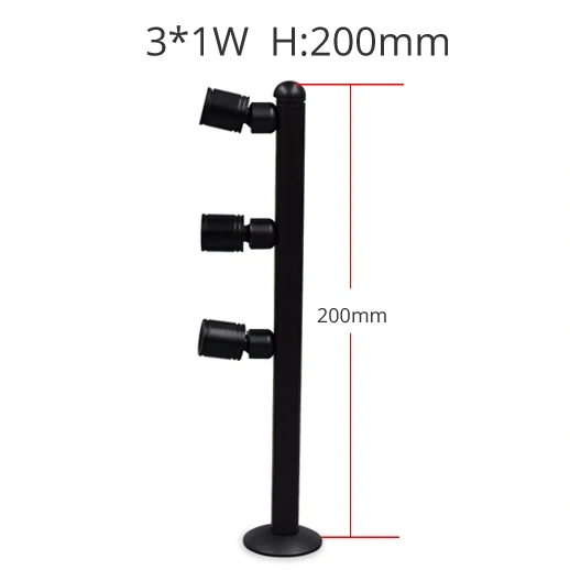 Small Spot Light 1W 2W 3W 5W 220V Jewelry Lamp showcase exhibition display diamond counter adjustable 360 degree rotating