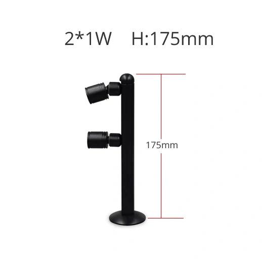 Small Spot Light 1W 2W 3W 5W 220V Jewelry Lamp showcase exhibition display diamond counter adjustable 360 degree rotating