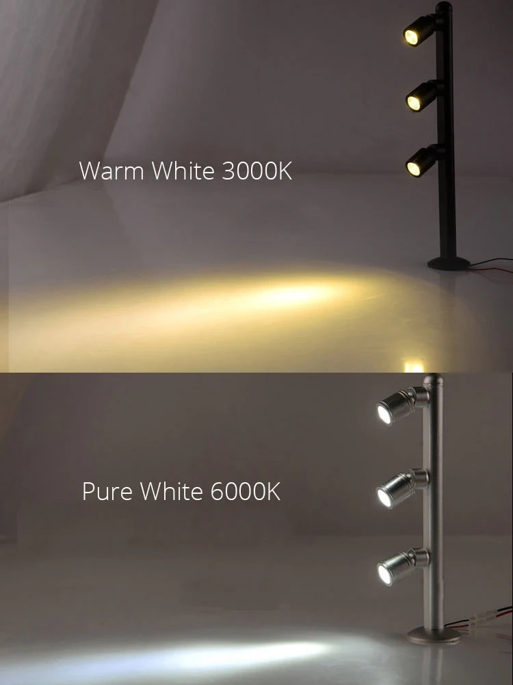 Small Spot Light 1W 2W 3W 5W 220V Jewelry Lamp showcase exhibition display diamond counter adjustable 360 degree rotating