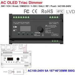 SK1 DALI 0-10V DMX T