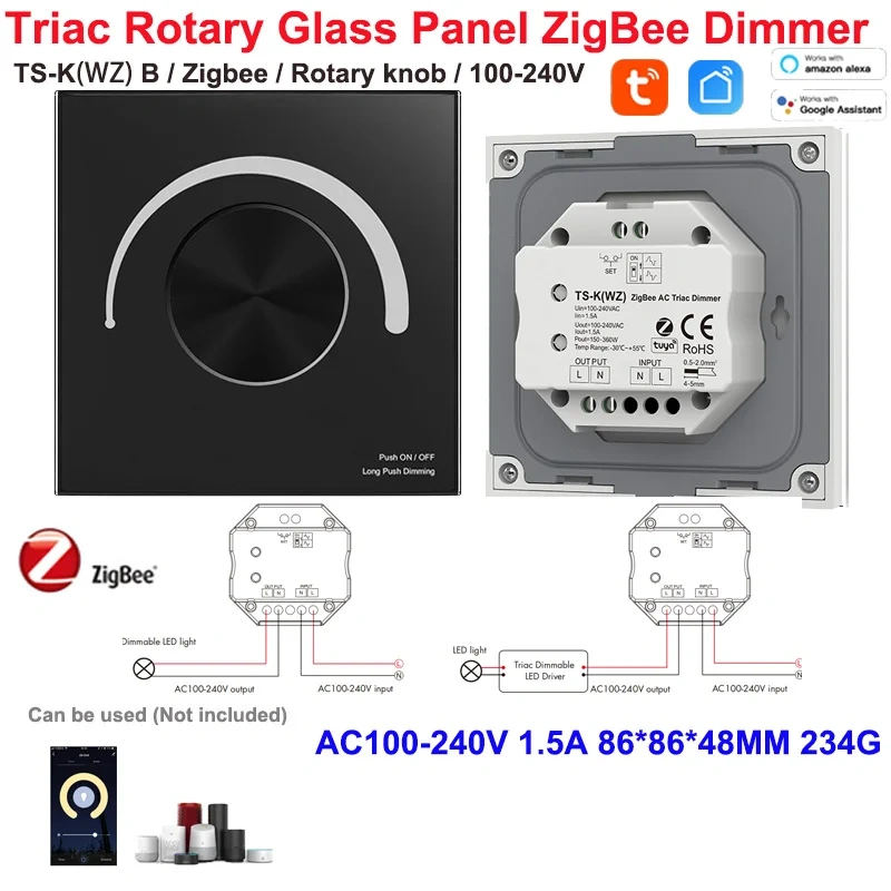 150W Slim Triac & Push DIM LED Driver (12V/24V) - TF-150 | USKYLED