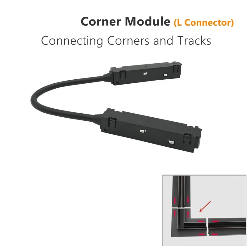 Slim DC48V Magnetic Ceiling Track System for Modern Mainless Lighting