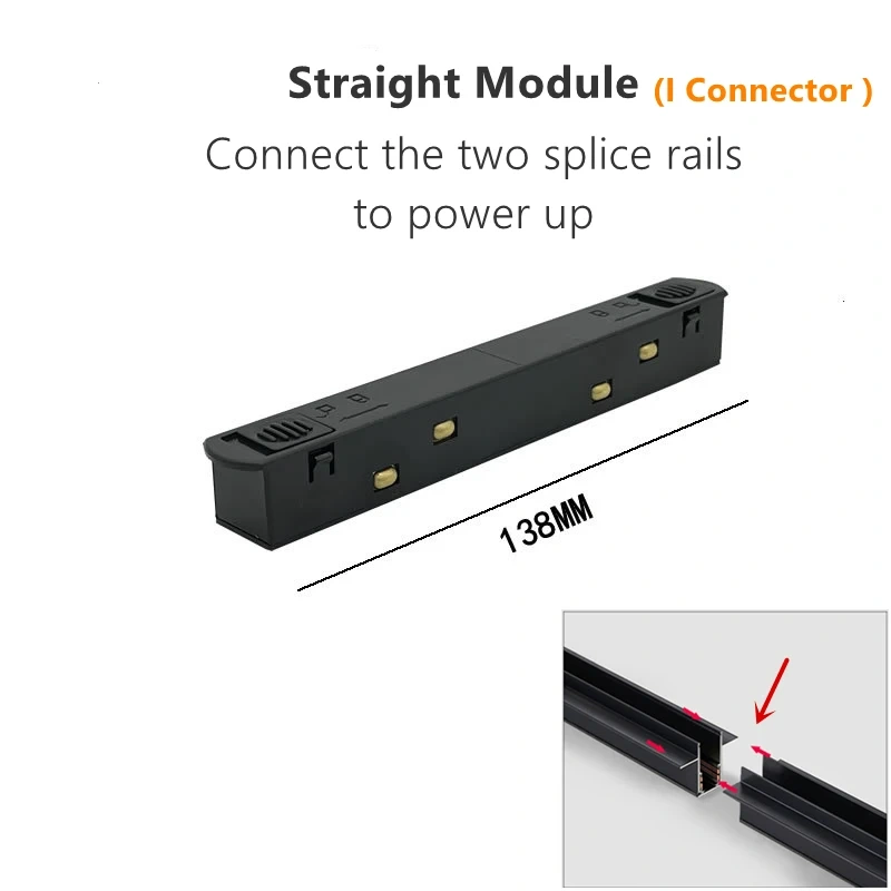 Slim DC48V Magnetic Ceiling Track System for Modern Mainless Lighting
