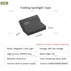 6W Fold Spotlight