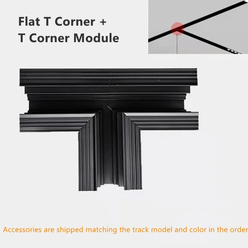 Slim DC48V Magnetic Ceiling Track System for Modern Mainless Lighting