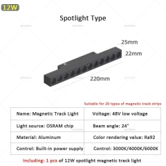 12W Grille Spotlight