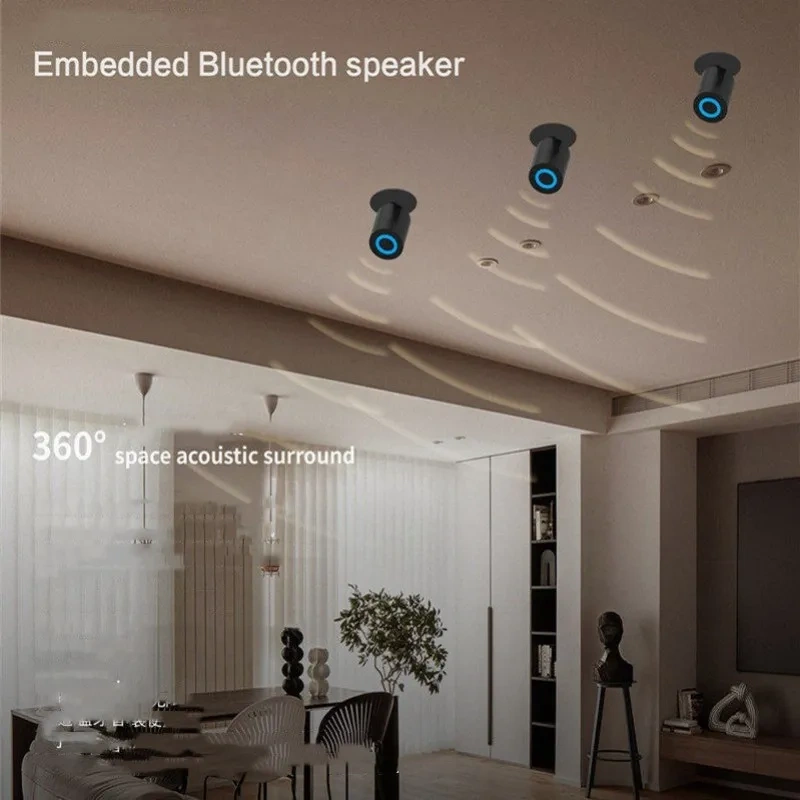 Modern Magnetic Track Bluetooth 5.3 Speaker Audio Wireless Stereo Sound Ultra-thin 6mm  Magnetic Track Light/20mm Type Series