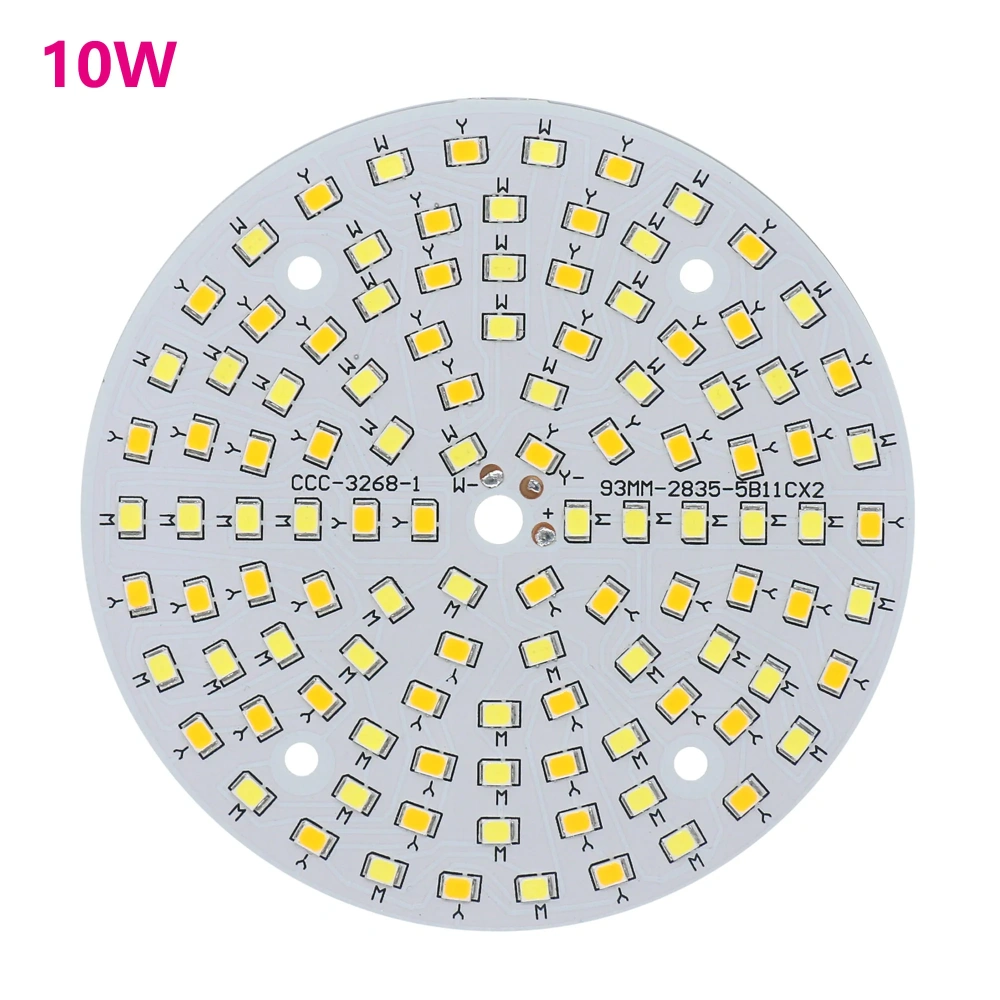 SMD2835 Two-Color Chip 10W 18W 24W 36W LED COB Lamp Beads 250mA Floodlight for Spotlight Panel Light Convert Color Round Shape