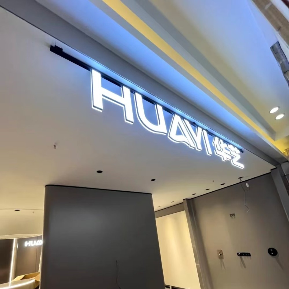 Track-mounted Versatile Installation Acrylic Letters with Led Lights 3d Channel Letter Sign for Shop