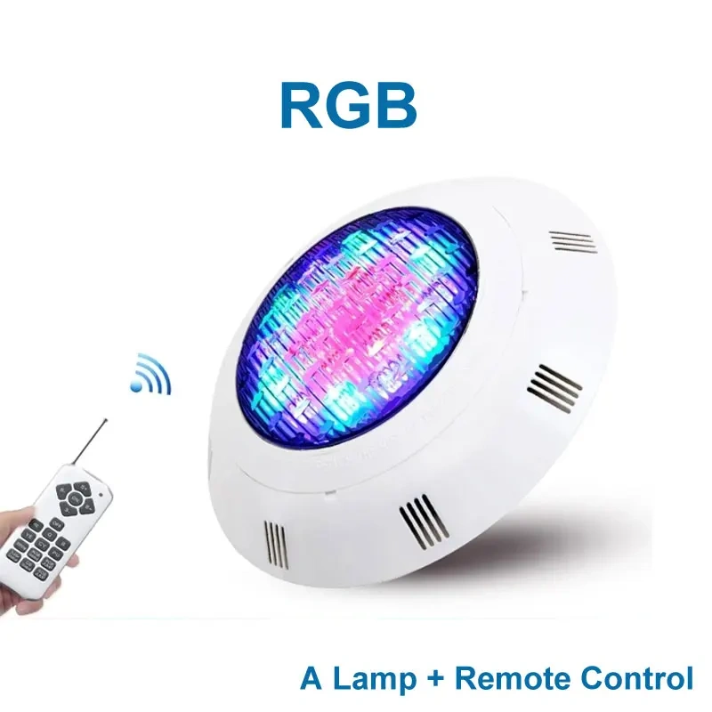IP68 Waterproof LED Swimming Pool Lights Wall-Mounted Underwater Lights Color Changing RGB Lamp Piscina Lampe 12V Remote Control