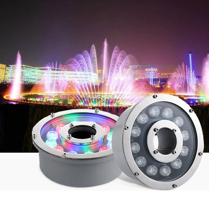 IP68 LED fountain light for pond and water feature lighting