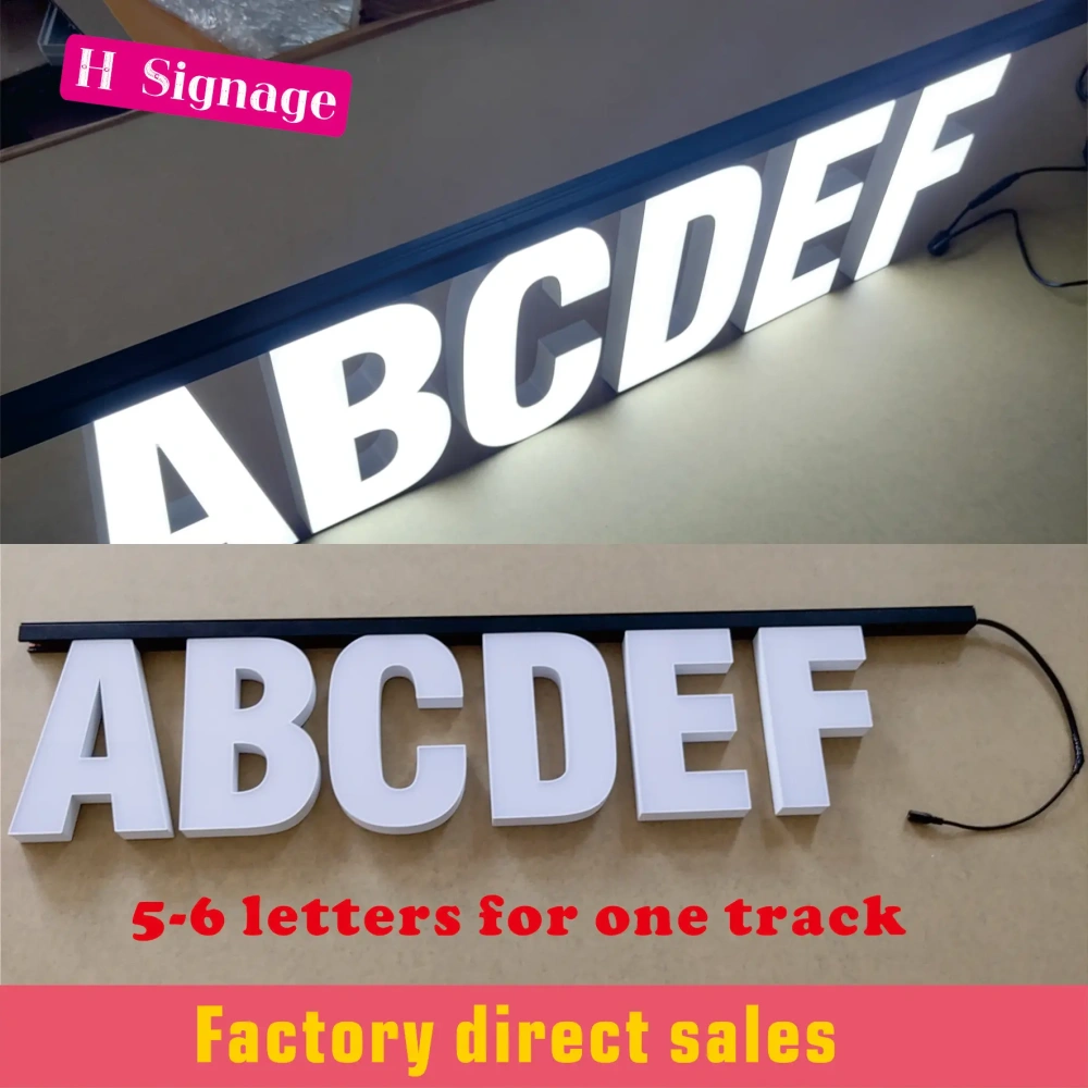 Waterproof LED channel letter sign for outdoor retail storefronts