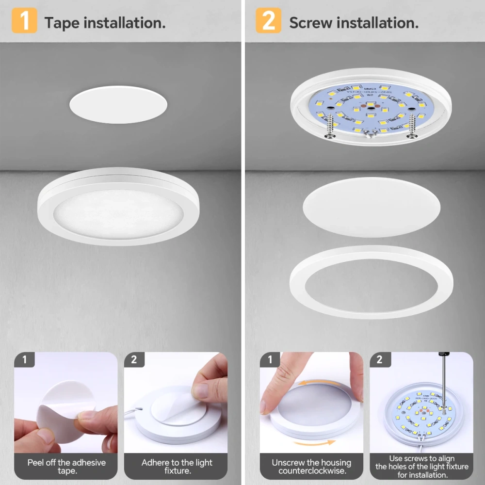 Dimmable LED puck light for display cabinet lighting