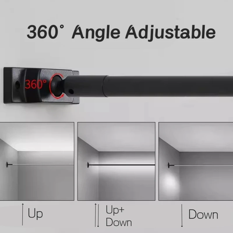 Modern linear wall sconce with RGB COB LED lighting