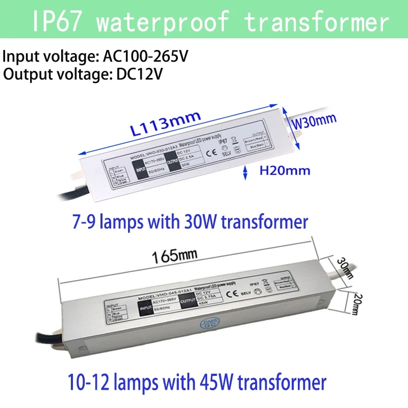 Mini LED Spotlight 3W DC12V With Transformer AC100-240V Dimmable Recessed Downlight Tiltable Angle Ceiling Room decor Spotlight