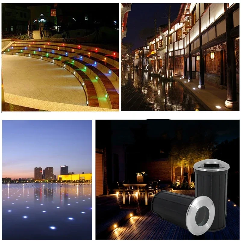 DC12V recessed LED ground light for terrace and garden projects